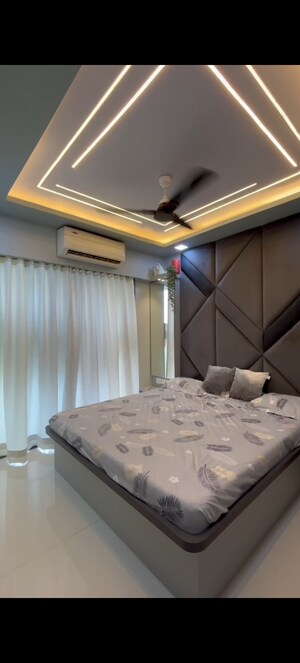 Master Bedroom in 1 BHK Apartment at JVM Veda, Kasarvadavali – for Rent