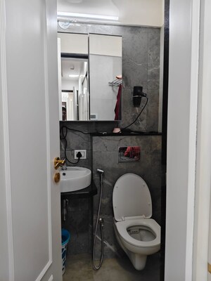 Bathroom in 1 BHK Apartment at MICL Aaradhya Highpark, Mira Road – for Sale