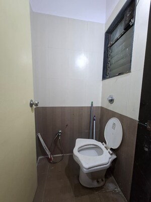 Bathroom in 1 BHK Apartment at Nisarg Hyde Park, Kharghar – for Rent