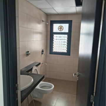Bathroom in 3 BHK Apartment at Sobha City Gurgaon, Babupur Village – for Rent