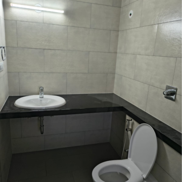 Bathroom in 3 BHK Apartment at Sobha City Gurgaon, Babupur Village – for Rent