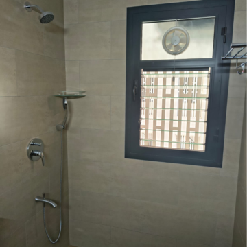Bathroom in 3 BHK Apartment at Sobha City Gurgaon, Babupur Village – for Rent