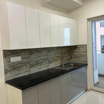 Kitchen in 2 BHK Apartment at Shapoorji Pallonji Joyville Tower Crown, Sector 102 – for Rent