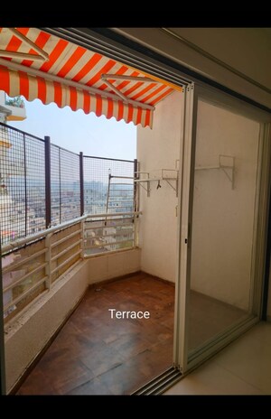 Balcony in 2 BHK Apartment at Ajmera Exotica, Wagholi – for Rent