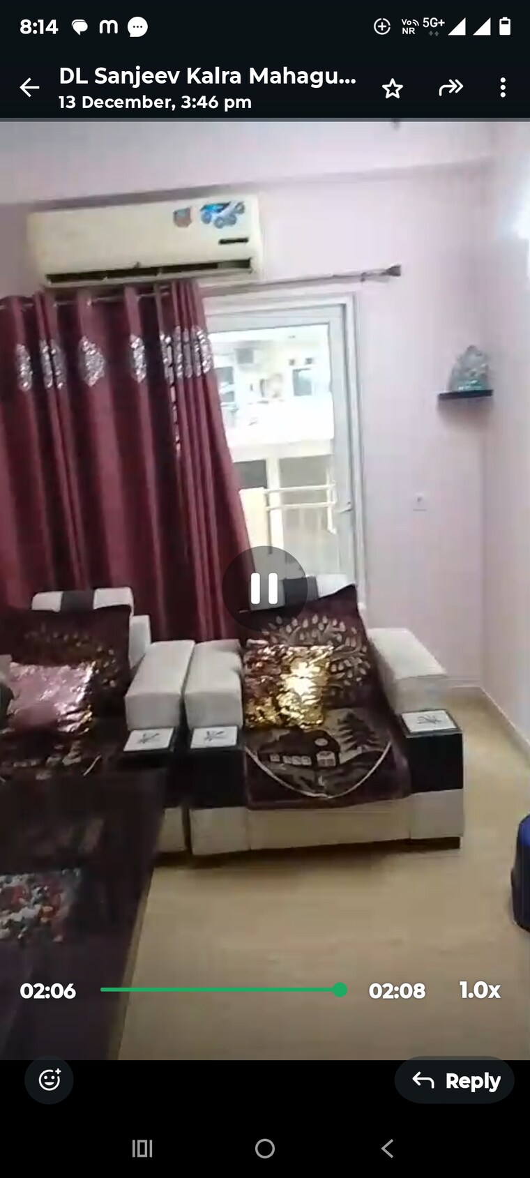 Living Room, mahagun-moderne 2.5 Bedroom 1250 Sq.Ft. Apartment In Sector 78 Noida 9638612