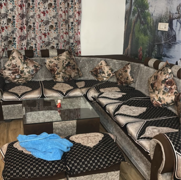 Living Room in 1 BHK Apartment at Kharar Mohali Road – for Rent