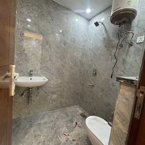 Bathroom in 2 BHK Builder Floor at Saket – for Rent