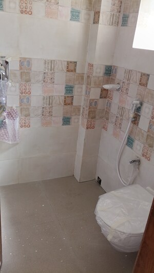 Bathroom in 3 BHK Apartment at Swan Court, New Town – for Rent