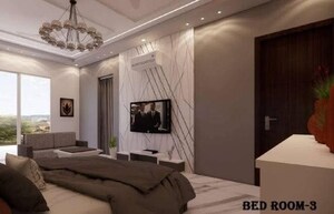 Living Room in 3.5 BHK Builder Floor at Unitech South City II, Sector 50 – for Sale