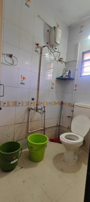 Bathroom in 2 BHK Apartment at Spring Dales, Kharadi – for Rent