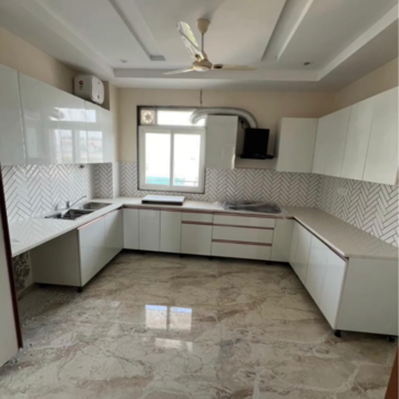 Kitchen in 4 BHK Builder Floor at Sector 10a – for Sale