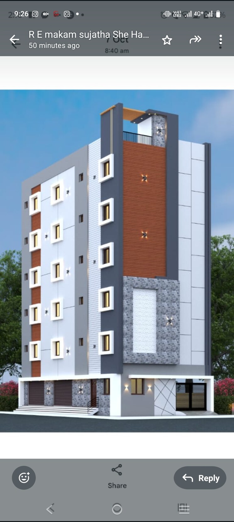 Exterior View, nallagandla Commercial Office Space in IT/SEZ 163 Sq.Yd. In Nallagandla Hyderabad 9638928