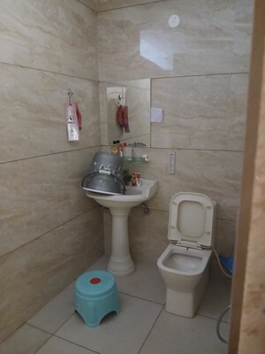 Bathroom in 2 BHK Builder Floor at Sector 9 – for Rent