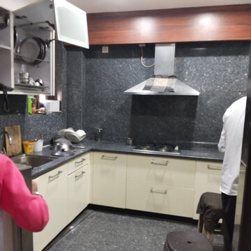 Kitchen in 3 BHK Builder Floor at Panchsheel Enclave – for Rent