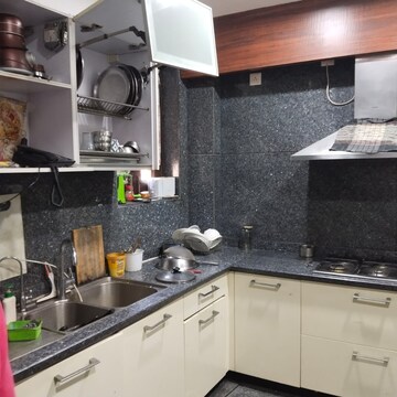 Kitchen in 3 BHK Builder Floor at Panchsheel Enclave – for Rent