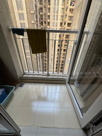 Balcony in 1 BHK Apartment at Lodha Amara, Kolshet Road – for Rent