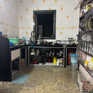 Kitchen in 1 BHK Apartment at Dombivli East – for Rent