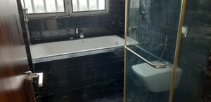 Bathroom in 4 BHK Apartment at Bayview Terraces, Prabhadevi – for Rent