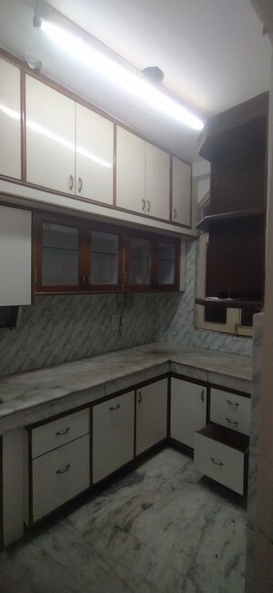 Kitchen in 2 BHK Builder Floor at Khirki Extension – for Rent
