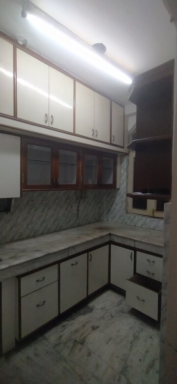 Kitchen in 2 BHK Builder Floor at Khirki Extension – for Rent