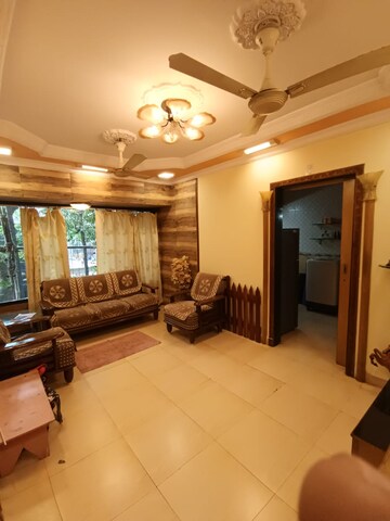 Living Room in 1 BHK Apartment at Leela Sagar Apartments, Andheri West – for Rent