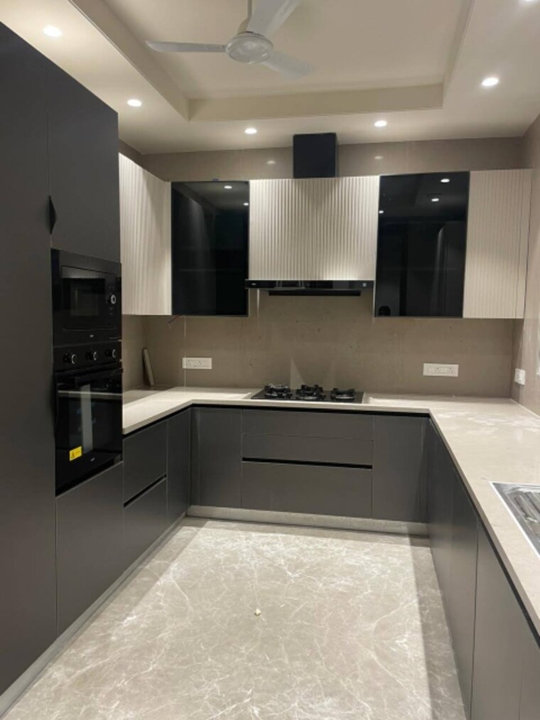 Kitchen, kalkaji 3 Bedroom 2000 Sq.Ft. Builder Floor In Kalkaji Delhi 9639102