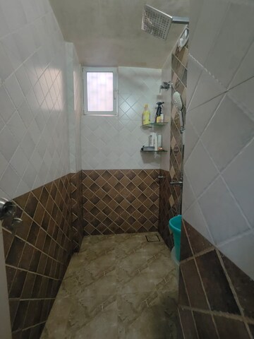 Bathroom in 2 BHK Apartment at Kiran Towers, Malad West – for Rent