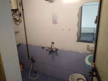 Bathroom in 2 BHK Apartment at Galaxy Heights, Goregaon West – for Rent