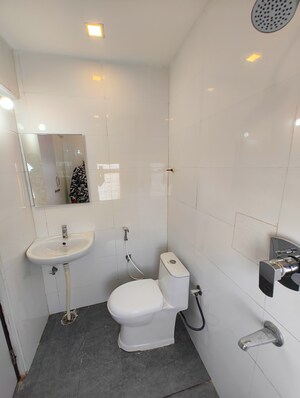 Bathroom in 2 BHK Apartment at Shree Lakshmi Grand, Koramangala – for Rent