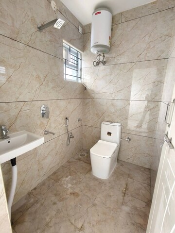 Bathroom in 2 BHK Builder Floor at Swastika Residency Indiranagar, Indiranagar – for Rent
