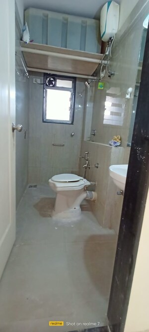 Bathroom in 2 BHK Apartment at Kalpataru Shravasti, Malad West – for Rent