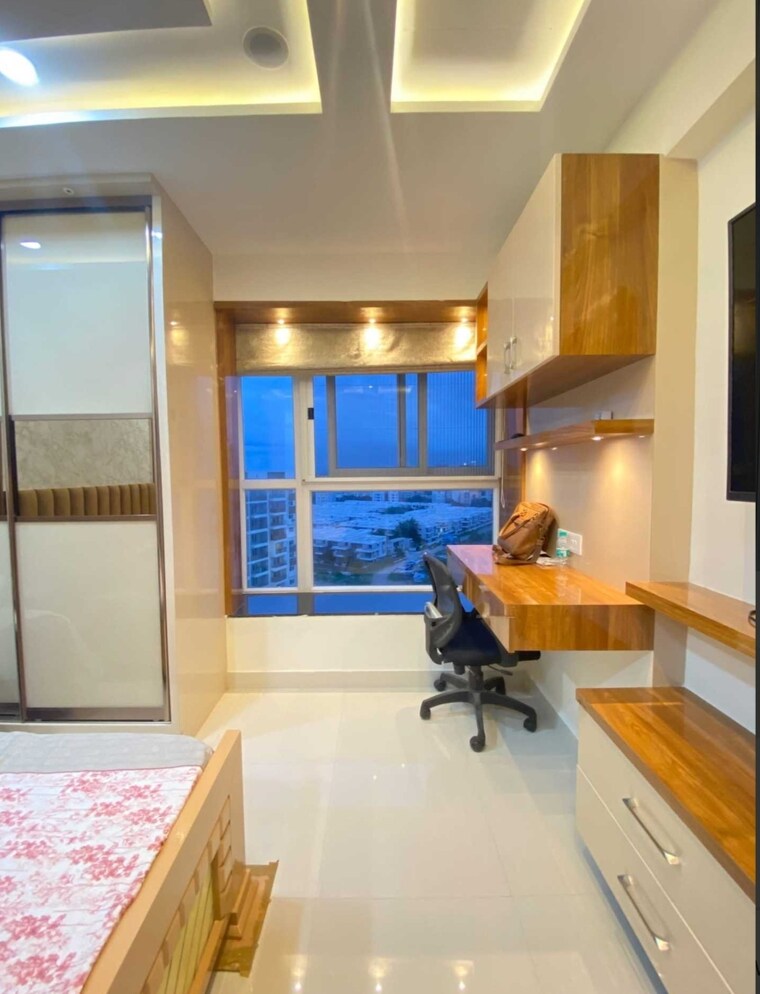 Bedroom, ramky-one-galaxia 2 Bedroom 1261 Sq.Ft. Apartment In Nallagandla Hyderabad 9639298