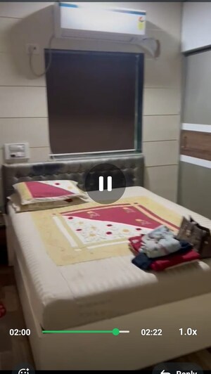 Bedroom in 2 BHK Apartment at Rosa Mysthica CHS, Tardeo – for Rent