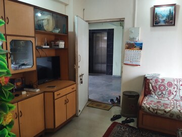 Living Room in 1 BHK Apartment at Destiny Paradise, Mulund East – for Rent