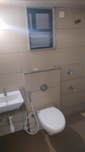 Bathroom in 2 BHK Apartment at Sun Atmosphere, Shela – for Rent
