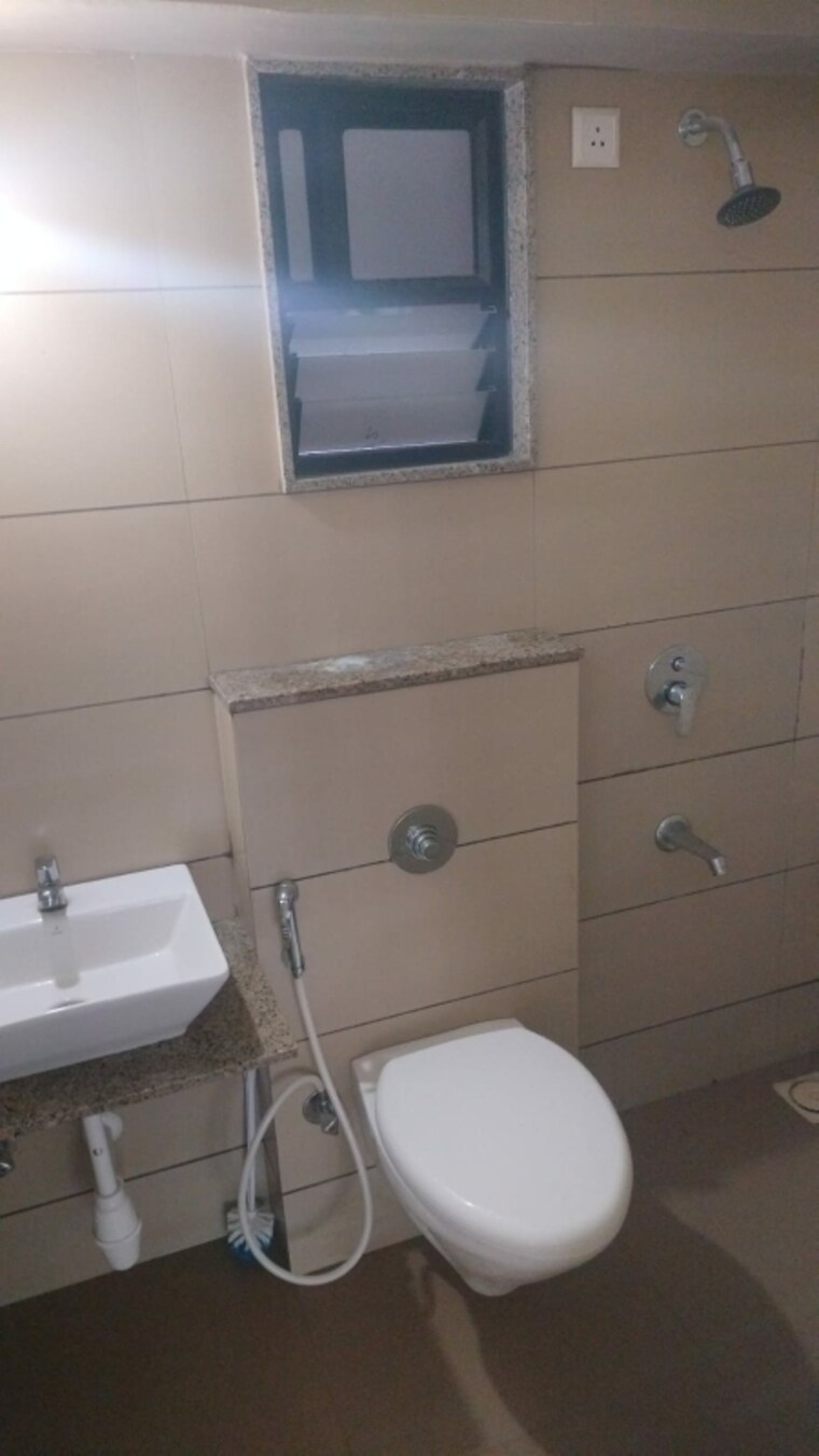Bathroom, sun-atmosphere 2 Bedroom 1288 Sq.Ft. Apartment In Shela Ahmedabad 9639459