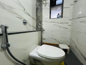 Bathroom in 3 BHK Apartment at Welworth Bluescapes, Anand Nagar – for Rent