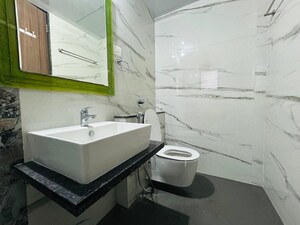Bathroom in 3 BHK Apartment at Welworth Bluescapes, Anand Nagar – for Rent