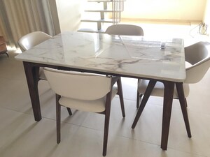 Dining area in 3 BHK Apartment at Paldi – for Rent