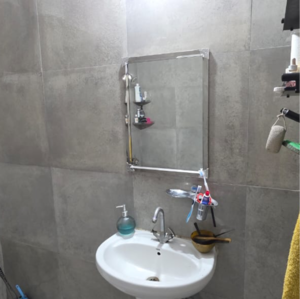 Bathroom in 3 BHK Builder Floor at Chattarpur – for Sale