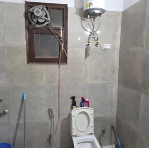 Bathroom in 3 BHK Builder Floor at Chattarpur – for Sale