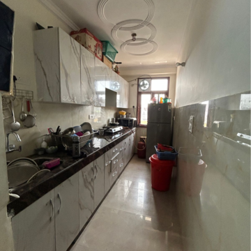 Kitchen in 2 BHK Builder Floor at Chattarpur – for Rent