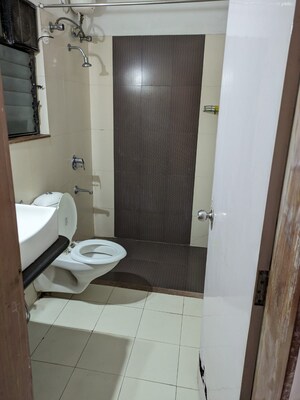 Bathroom in 2.5 BHK Apartment at Ganga Legend, Bavdhan – for Rent