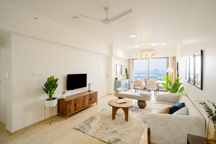 Living Room, kanakia-silicon-valley 6 Bedroom 2090 Sq.Ft. Apartment In Powai Mumbai 9639638