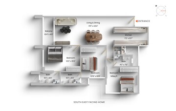 Floor Plan in 6 BHK Apartment at Kanakia Silicon Valley, Powai – for Sale