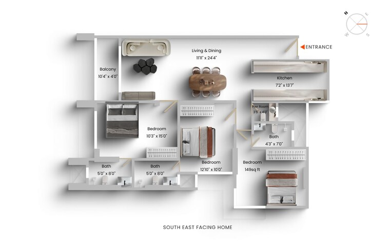 Floor Plan, kanakia-silicon-valley 6 Bedroom 2090 Sq.Ft. Apartment In Powai Mumbai 9639638