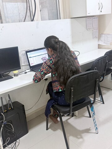 Team Area in  Office Space at Vaishnavi Kripa Chs, Gaodevi – for Rent