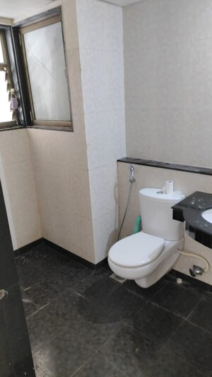 Bathroom in 3 BHK Apartment at Paranjape Blue Ridge, Hinjewadi – for Rent