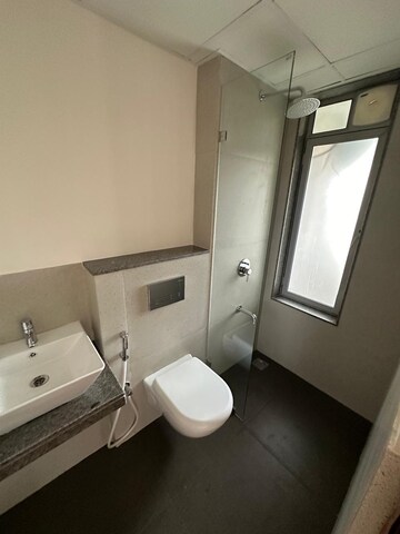 Bathroom in 2 BHK Apartment at Piramal Vaikunth, Balkum Pada – for Rent