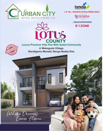  Plot For Sale in Urban Classic County, Maheshwaram